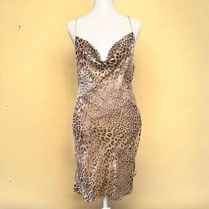 Leopard Slip Dress